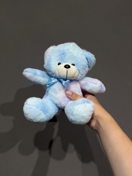 Игрушка Голубой мишка с бантиком 17см